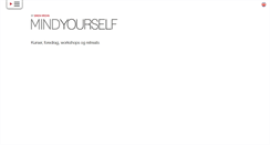 Desktop Screenshot of mindyourself.dk